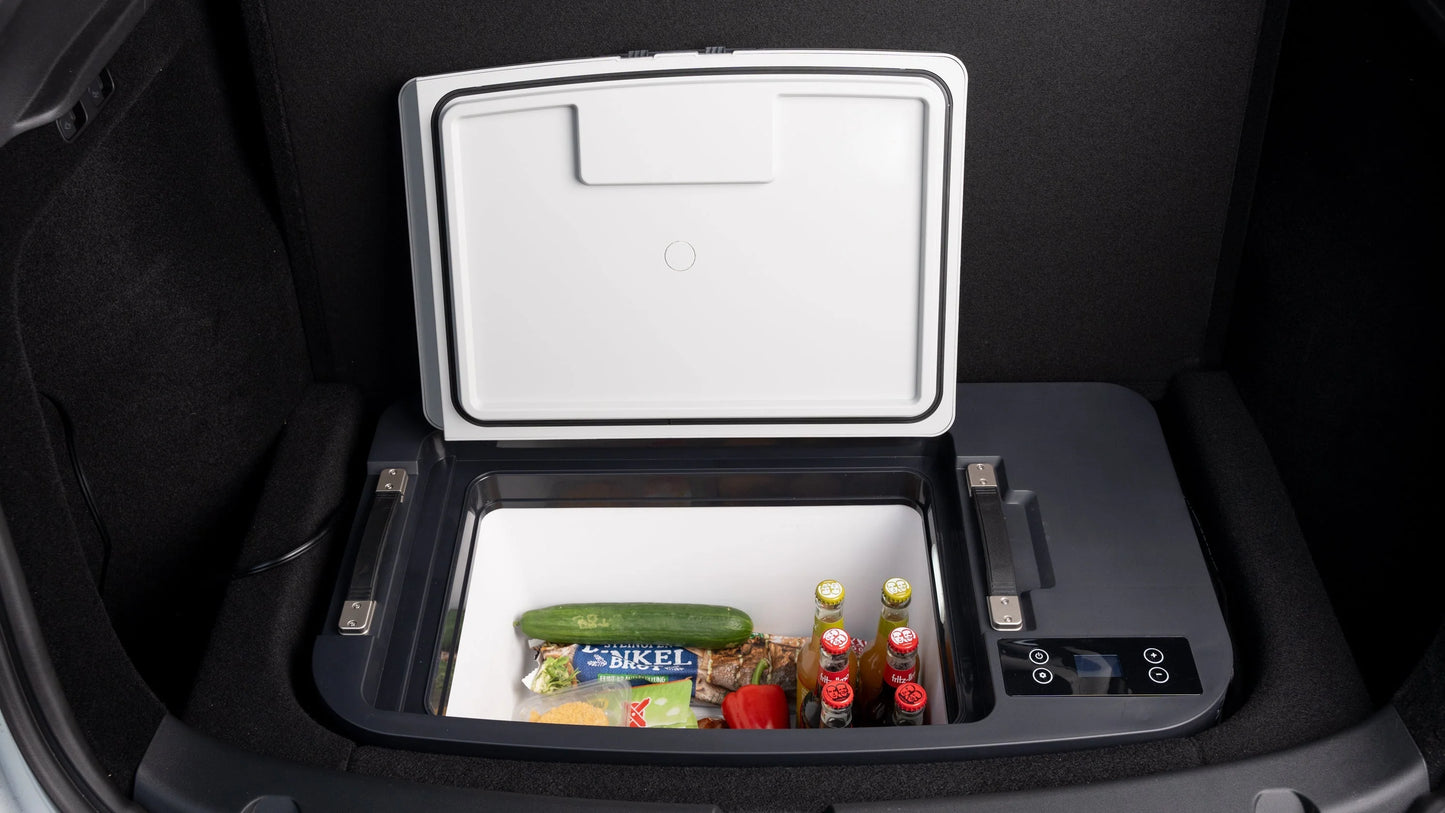 Compressorkoelbox voor de Tesla Model Y