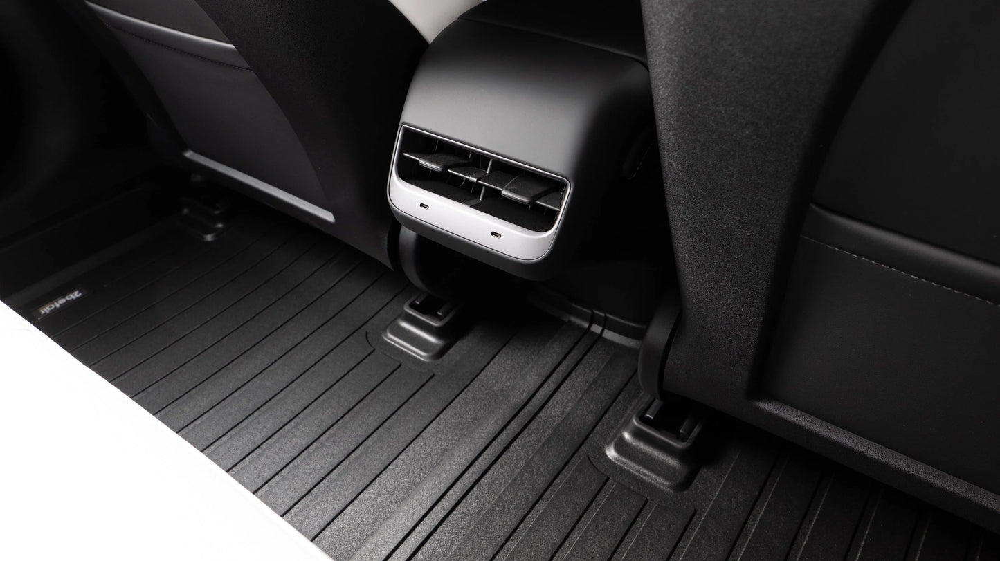 2befair premium rubberen mattenset interieur voor de Tesla Model 3
