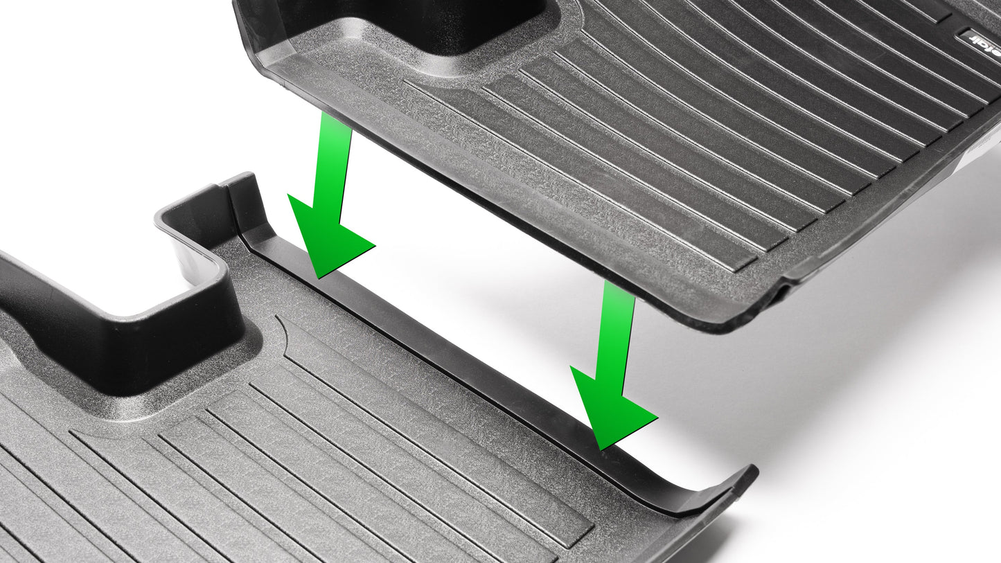 2befair premium rubberen mattenset interieur voor de Tesla Model 3