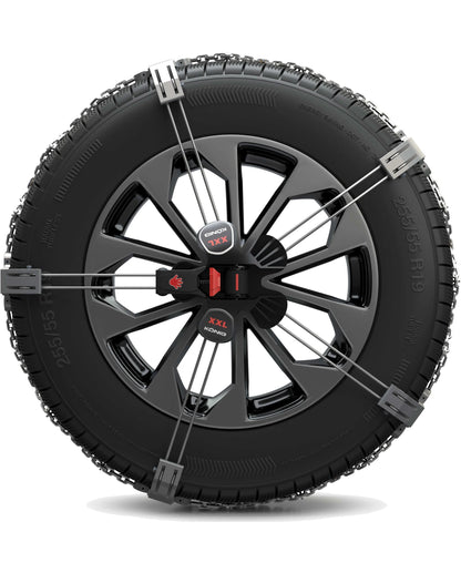 Sneeuwkettingen voor de Tesla Model Y