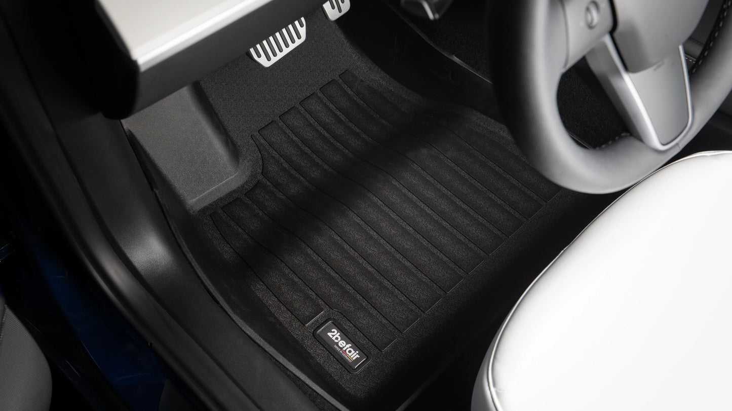 2befair all-weather matten complete set voor de Tesla Model 3