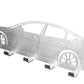 Sleutelhouder in Tesla Model 3-design