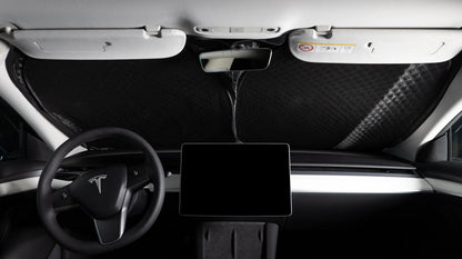 Voorruitzon- en privecybeschering voor de Tesla Model Y