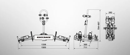 BuzzRack E-Scorpion 2 fietsendrager