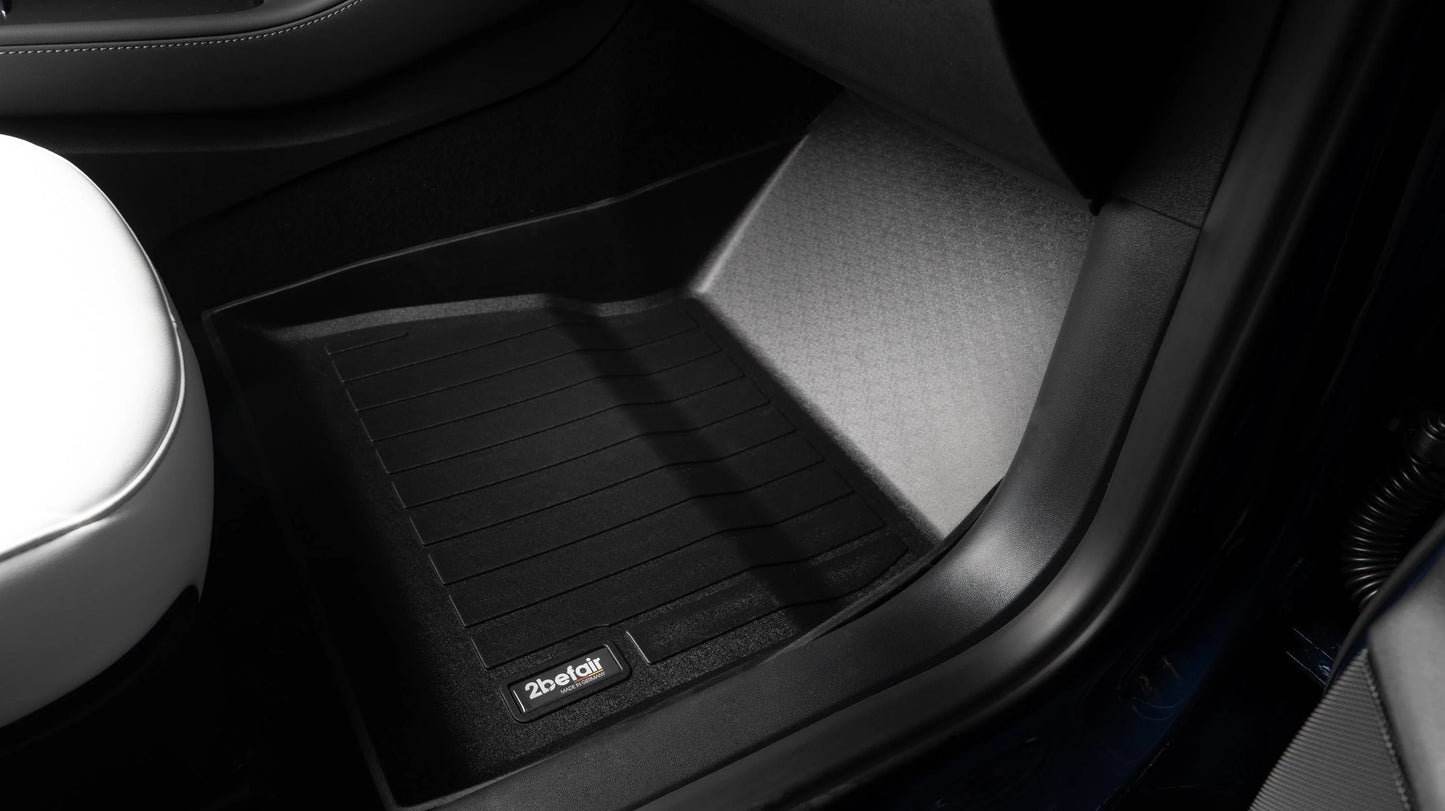 2befair all-weather matten complete set voor de Tesla Model 3