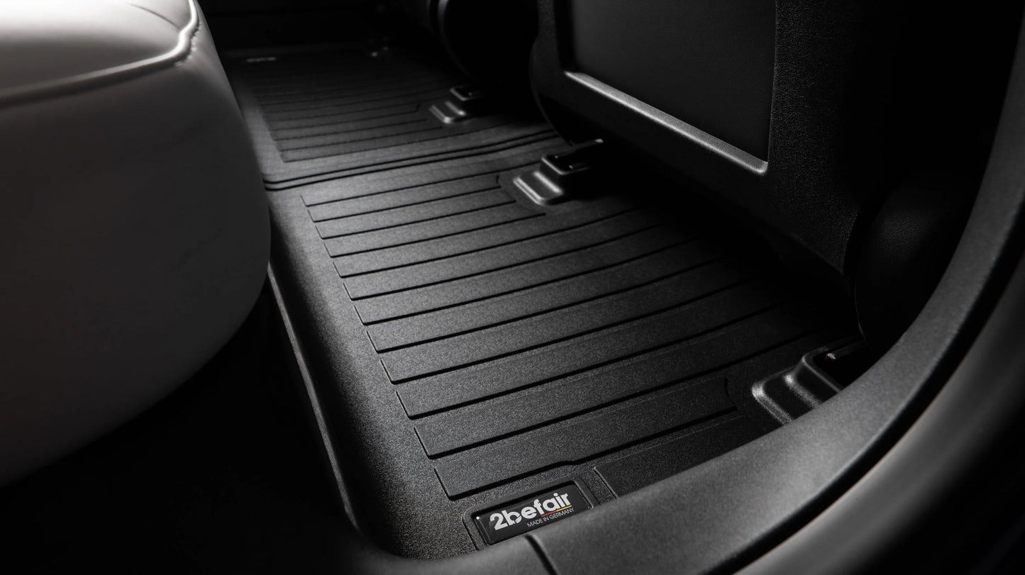 2befair premium rubberen mattenset interieur voor de Tesla Model 3
